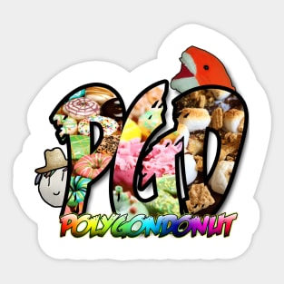 PolygonDonut Logo Sticker